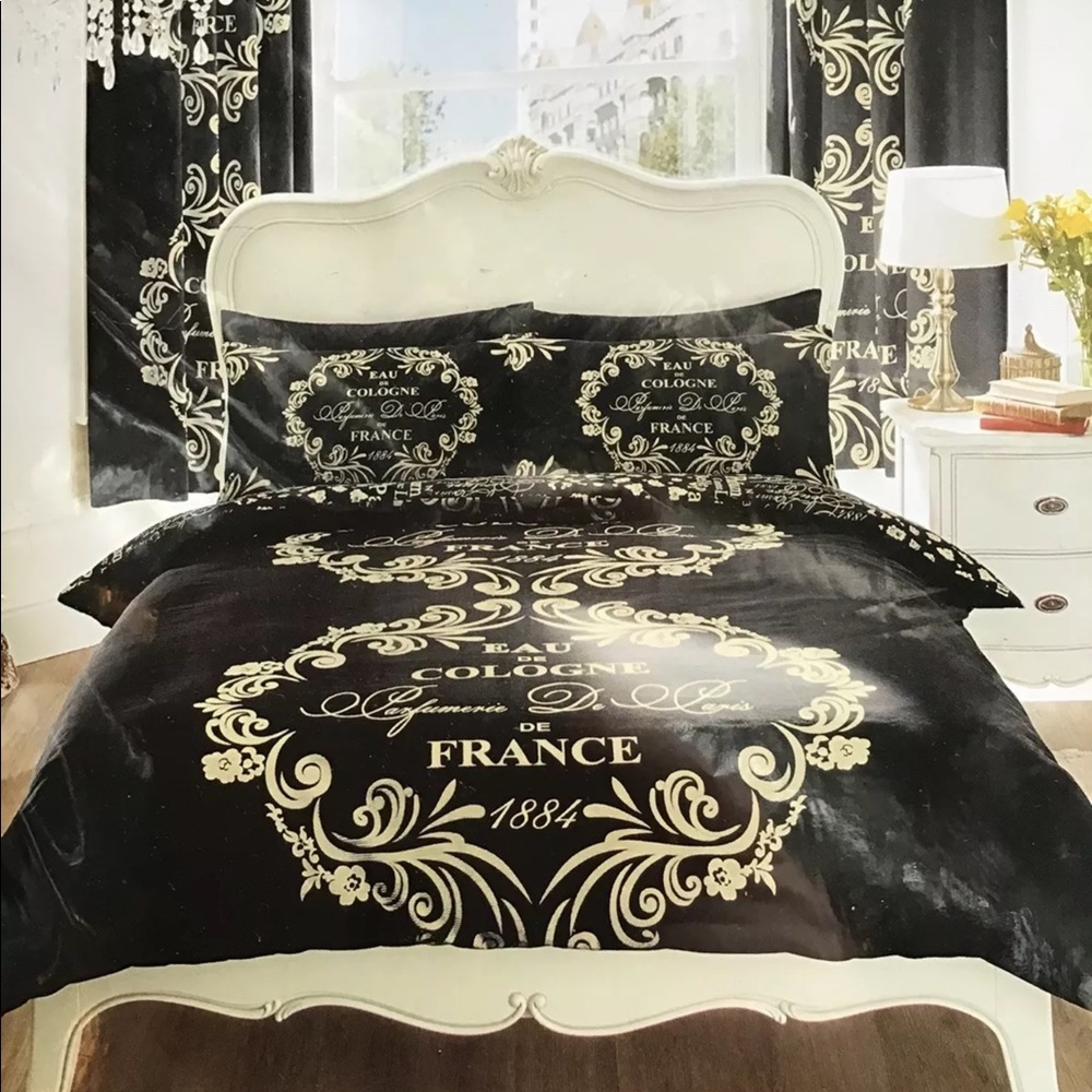 Sale$45❤️duvet cover king size Paris Theme new